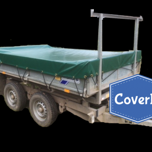 Ifor Williams TT85 standard cover with ladder rack