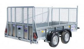 GD105 trailer with mesh sides