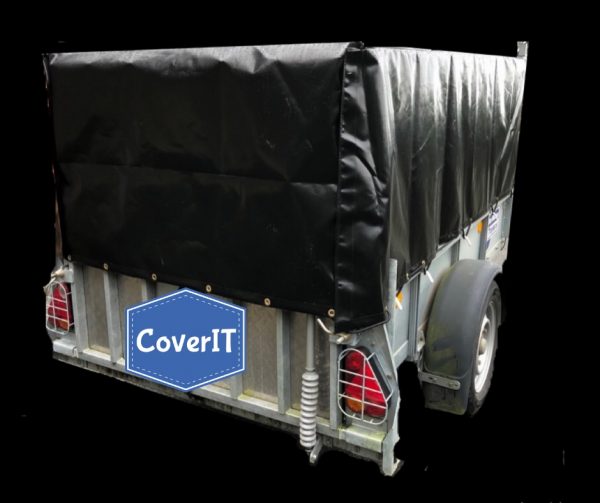 Ifor Williams GD85 mesh side cover-rear view